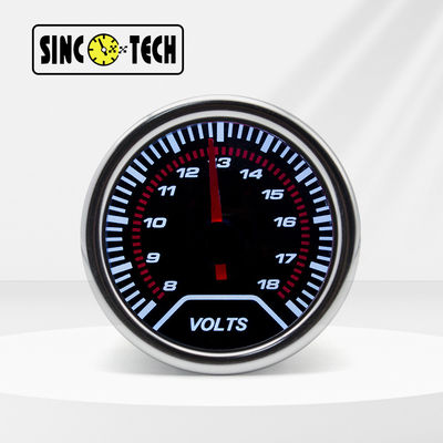 Car 6147T Pointer 52mm ولت متر سنج خودکار موبایل نمایشگر پلاستیکی